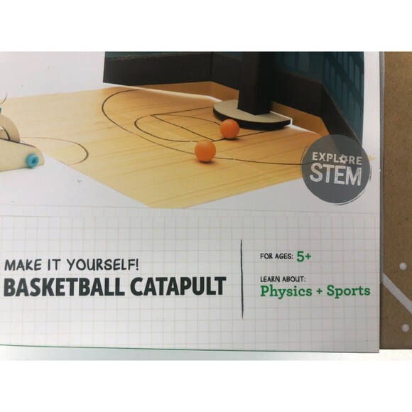 KiwiCo Basketball Catapult STEM Kit - Build & Learn Physics & Projectile Motion - Picture 2 of 6